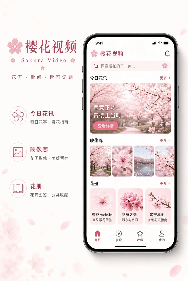 樱花视频APP服务示意